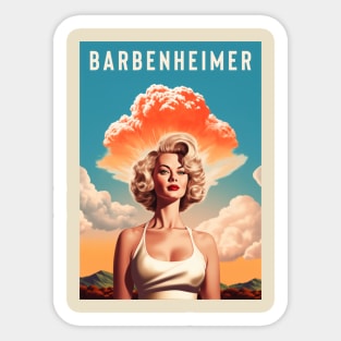 Barbie Travel 2023 | BARBENHEIMER Sticker